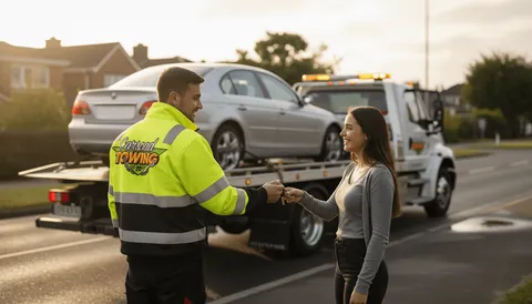 Flatbed towing in Bellflower, CA by Carsaad Towing