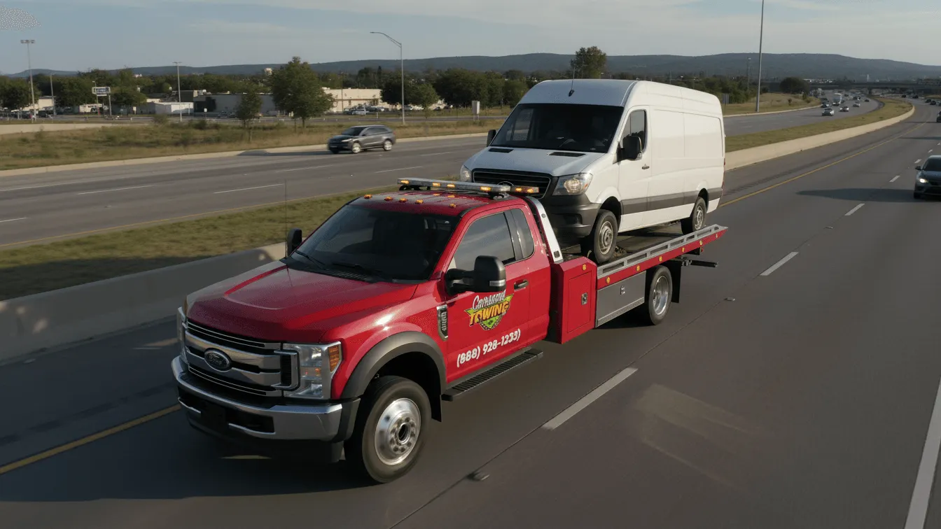 Carsaad Towing tow truck in Anaheim, CA