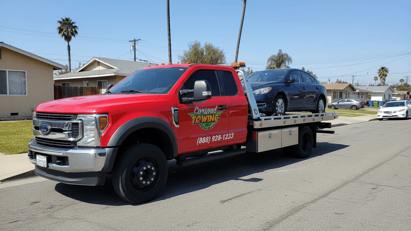 Carsaad Towing tow truck in Bell Gardens, CA