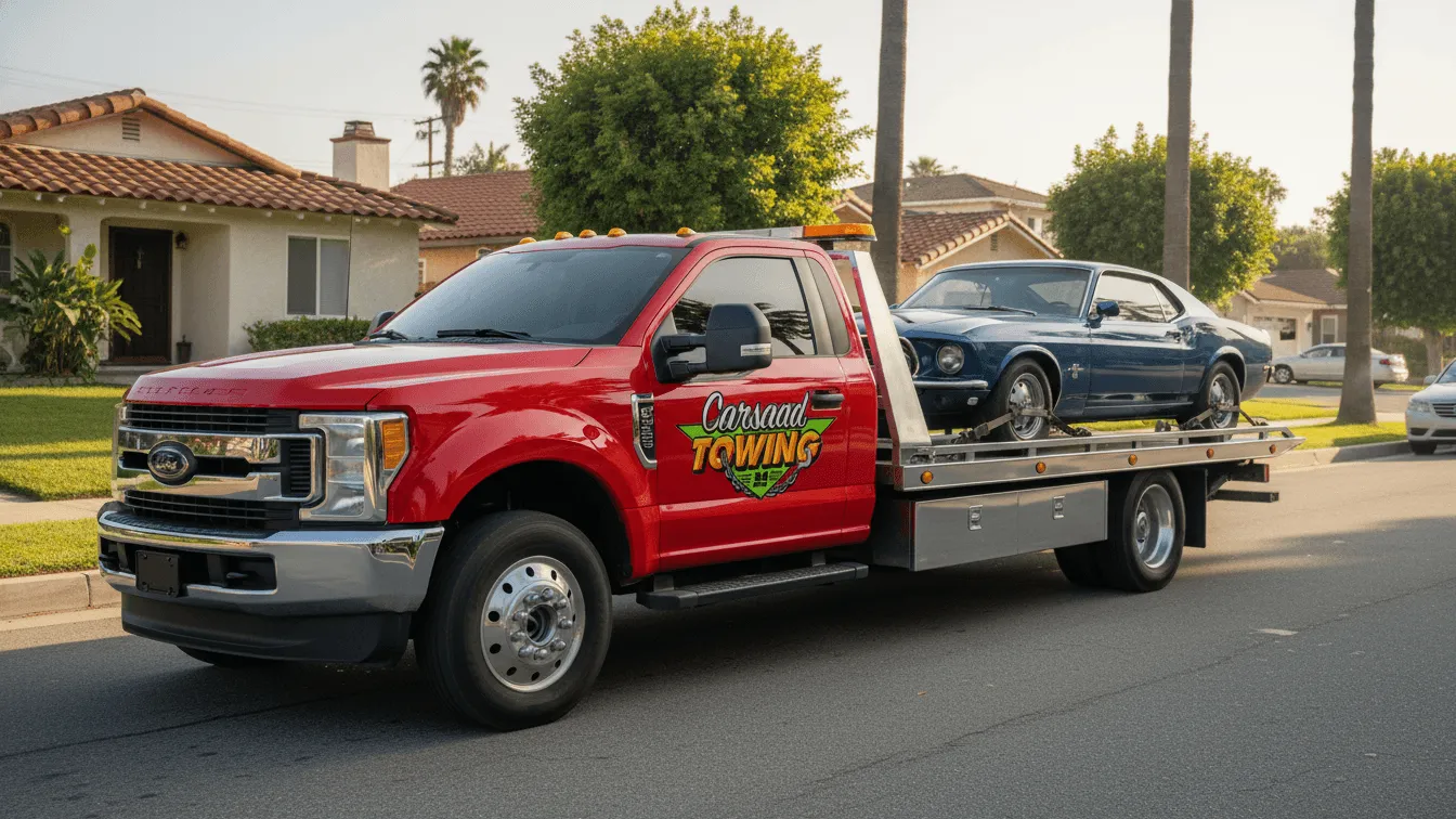 Carsaad Towing tow truck in Bellflower, CA