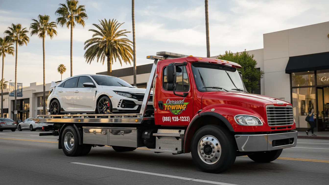 Carsaad Towing tow truck in Buena Park, CA