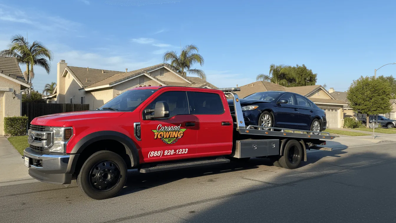 Carsaad Towing tow truck in Cypress, CA