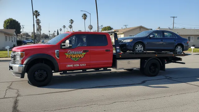 Flatbed Towing service by Carsaad Towing
