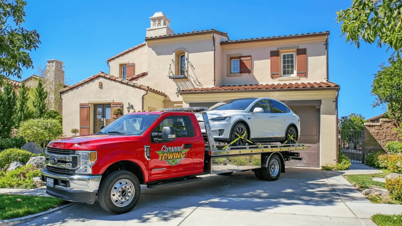 Carsaad Towing tow truck in Irvine, CA