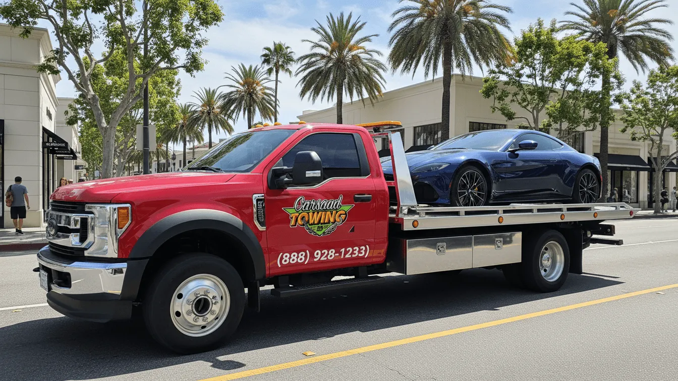 Carsaad Towing tow truck in La Habra, CA