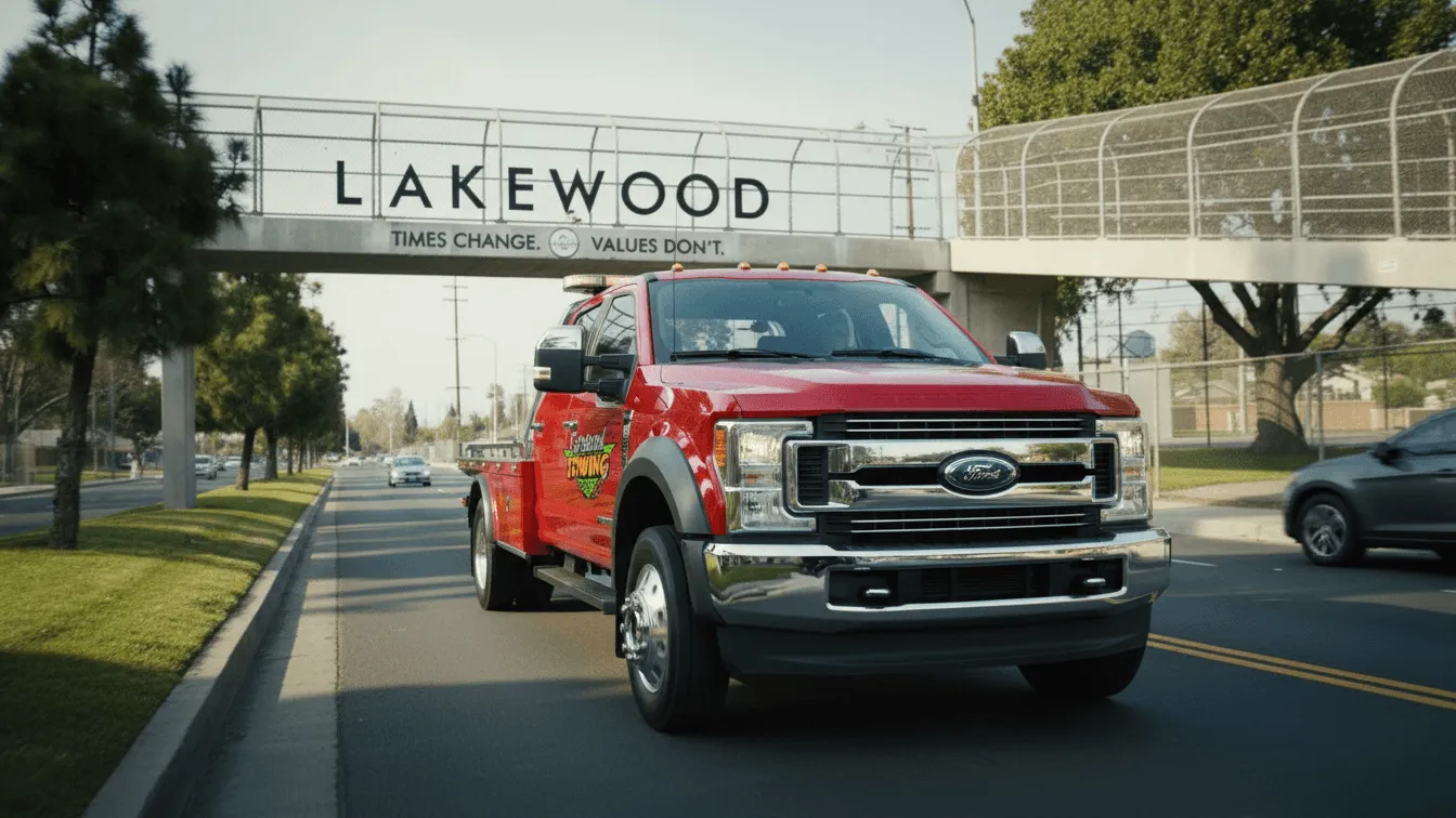 Carsaad Towing tow truck in Lakewood, CA