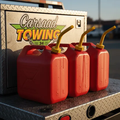 Fuel delivery in Los Angeles, CA by Carsaad Towing