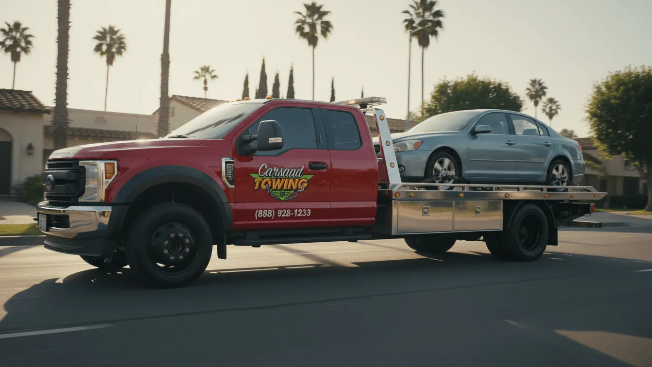 Carsaad Towing tow truck in Los Alamitos, CA