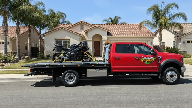 Motorcycle Towing service by Carsaad Towing