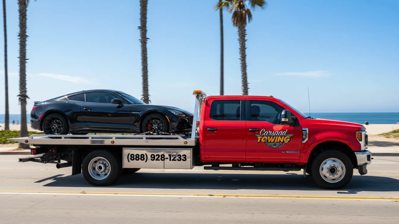 Carsaad Towing tow truck in Seal Beach, CA