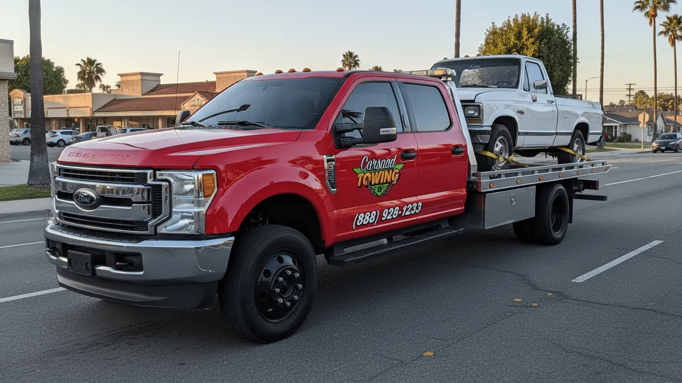 Carsaad Towing tow truck in Stanton, CA