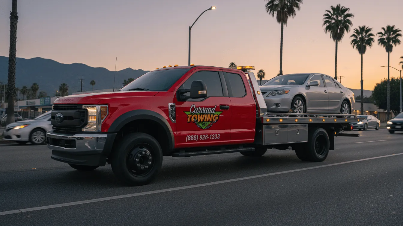 Carsaad Towing tow truck in Pico Rivera, CA