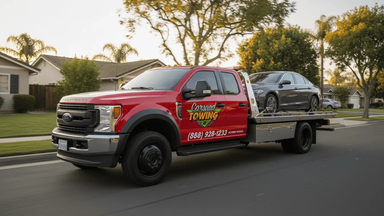 Carsaad Towing tow truck in Rossmoor, CA