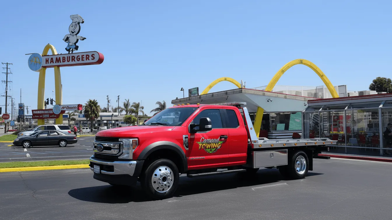 Carsaad Towing tow truck in Downey, CA