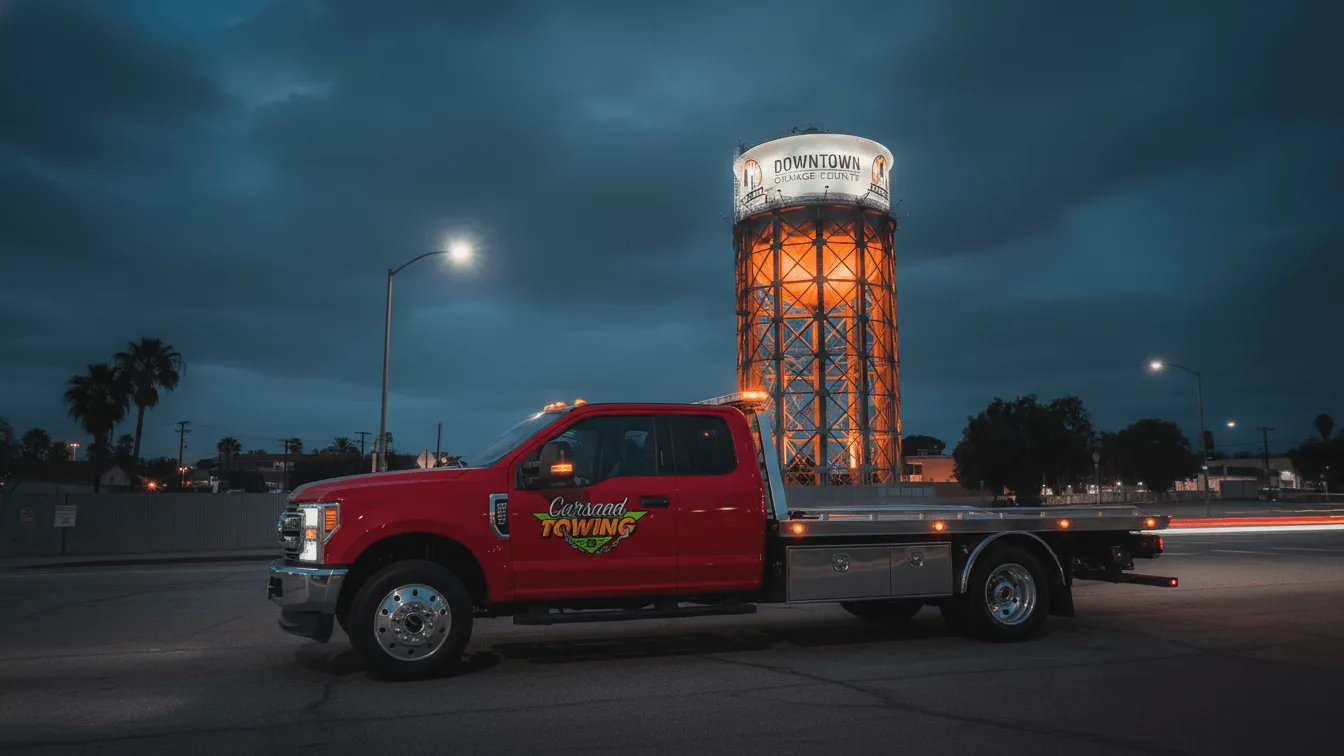 Carsaad Towing tow truck in Santa Ana, CA