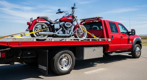 Motorcycle tow in Lakewood, CA by Carsaad Towing