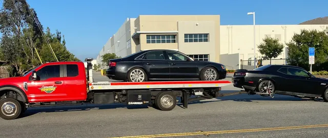 Dual Vehicle Towing service by Carsaad Towing