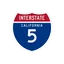 I-5 highway shield